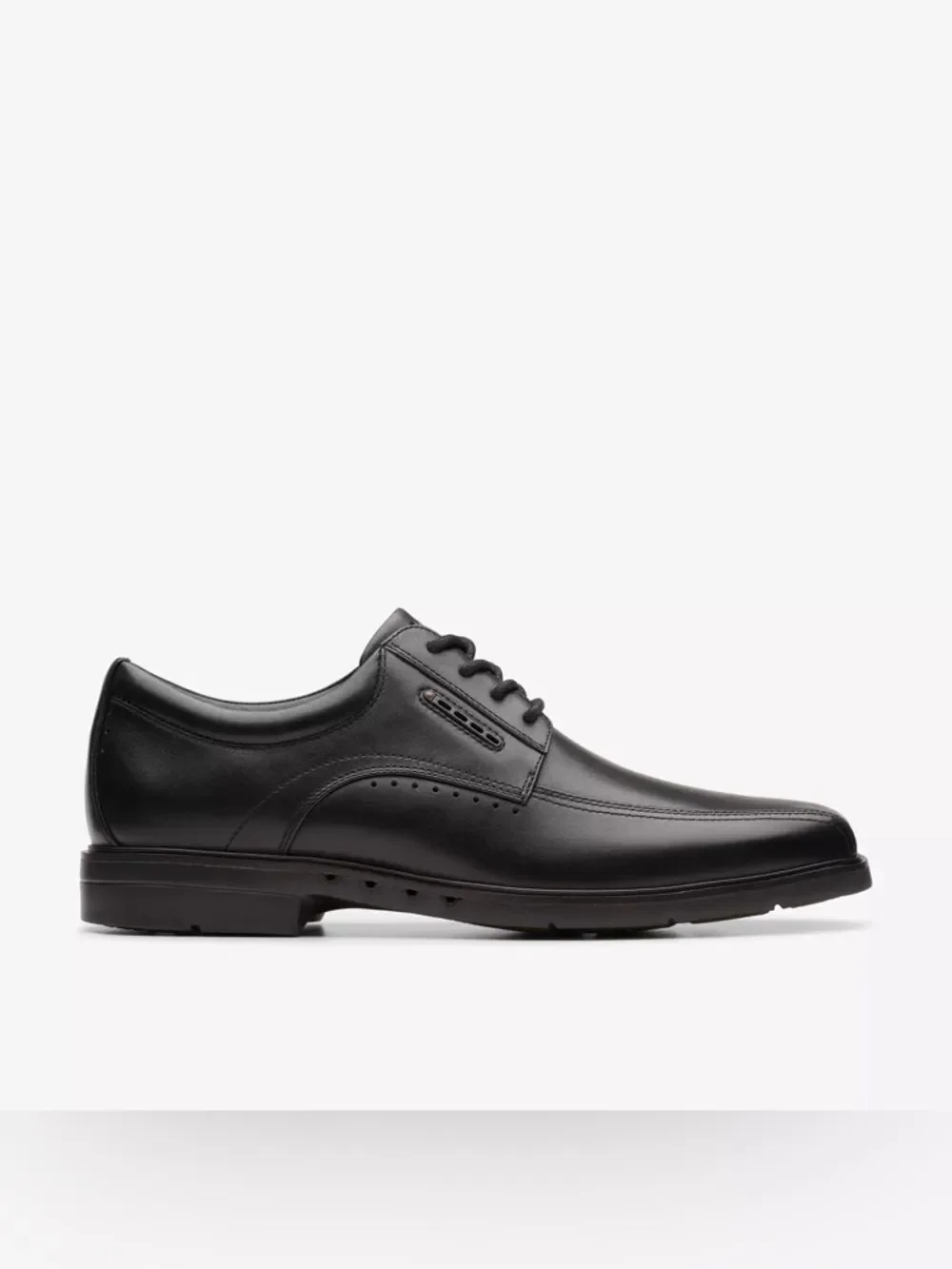Clarks Un Kendric Way black leather dress shoe sz 13
